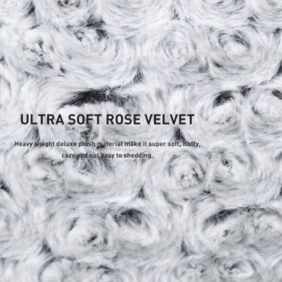 KSIIA Washable Dog Bed Deluxe Plush 18' x 23' - Picture 4 of 10